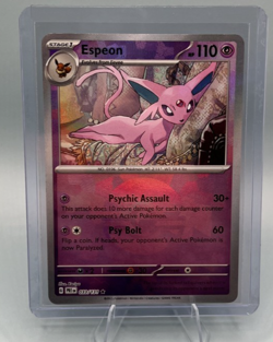 2025 Pokemon SV Prismatic Evolutions Espeon Reverse Holo Poke Ball #033/131 - Image 1