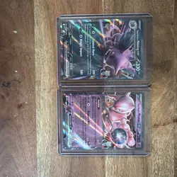Pokemon Destined Rivals promo Team Rockets Mew Two EX And Nidoking EX - Image 1