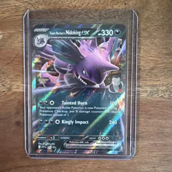 Pokemon Destined Rivals promo Team Rockets Mew Two EX And Nidoking EX - Image 2