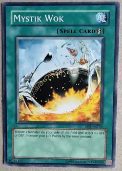Mystik Wok - Yu-Gi-Oh! - DR2-EN148 - Unlimited - Common - LP - Free Shipping - Image 1