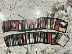 Mtg Portal Lot x100 Magic The Gathering Portal 1 And 2 Card Lot Heavy Play - Image 1