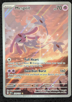 Pokemon TCG Mesprit 204/191 Surging Sparks Illustration Rare Card - Image 1