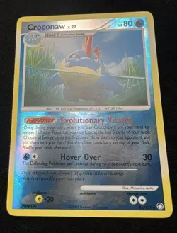 Croconaw 44/123 Mysterious Treasures Reverse Holo Pokemon Card - LP - Image 2