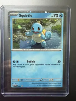 Squirtle - 048 (Cosmos Holo) 048 Sv: Scarlet & Violet Promo Cards Holo NM - Image 1