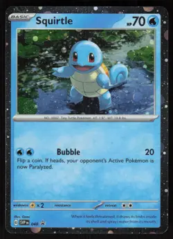 Squirtle - (Cosmos Holo) 048 Holo SV: Scarlet & Violet Promo Cards LP-NM - Image 1