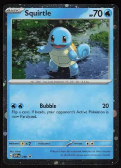 Squirtle - (Cosmos Holo) 048 Holo SV: Scarlet & Violet Promo Cards LP-NM - Image 1