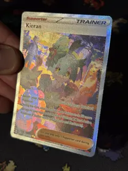 Pokemon Cards Kieran 218/167 Illustration Rare Twilight Masquerade - (NM) - Image 3