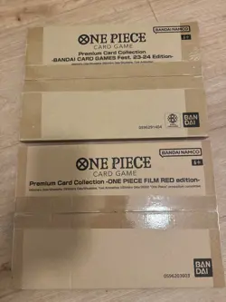 Sealed One Piece Premium Card Collection Bundle [23-24 & Film Red Editions] Eng. - Image 1