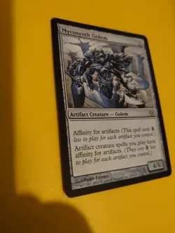 Mycosynth Golem, Rare Artifact creature Fifth Dawn. MTG Card. - Image 4