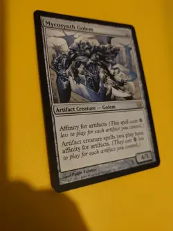 Mycosynth Golem, Rare Artifact creature Fifth Dawn. MTG Card. - Image 5
