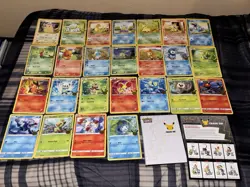 Pokemon Celebrations First Partner Pack Complete Jumbo Card Set With Binder - Image 1