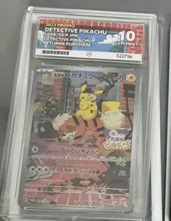 ACE 10 Detective Pikachu 098/SV-P Pre-Order Japanese Pokemon Promo Card GEM MINT - Image 1