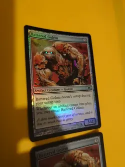 Battered Golem x2 Artifact creature Golem. Fifth Dawn. FOIL. MTG 2 Card. - Image 4