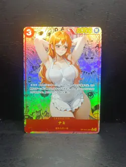 One Piece Nami Sexy Bikini Anime Waifu Girl Lewd Doujin Goddess Art Card TCG FS - Image 1