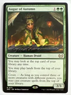 Augur of Autumn - MTG Rare - Commander: Duskmourn DSC 0171 EN - Image 1