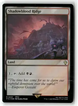 Shadowblood Ridge Commander Final Fantasy Surge Foil NM MTG MAGIC - Image 1