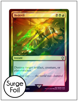 1x Bedevil, Surge Foil, Final Fantasy, Magic MTG NM - Image 1