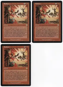 Radiate x3 3x 2002 Torment Red Rare Instant MTG NM AZ2 - Image 1