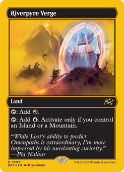 Riverpyre Verge (First-Place Foil) [Aetherdrift] Magic MTG - Image 1