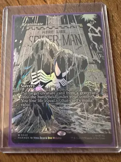 Magic The Gathering - MTG - Spider-Man - Reanimate FOIL - Mythic - M 0020 NM/M - Image 1