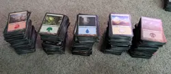 1900+ Magic the Gathering Basic Lands From Many Different Sets - MTG Decks Bulk - Image 1