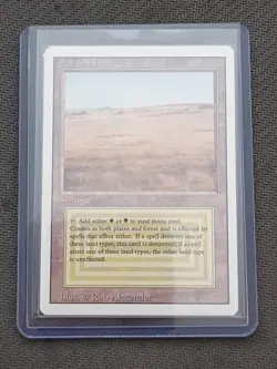 MTG Magic The Gathering Savannah, Revised Edition, Rare, Dual Land - Image 1