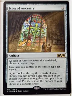 Icon of Ancestry - Magic 2020 Core Set M20 - Magic the Gathering MTG Nice! - Image 1