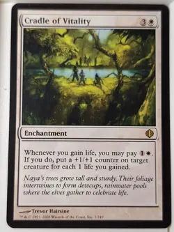 Cradle of Vitality - Shards of Alara - Magic the Gathering MTG Nice! - Image 1