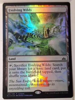 Evolving Wilds - FOIL - League Promos - Magic the Gathering MTG Nice! - Image 1