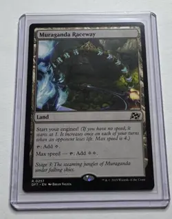 MURAGANDA RACEWAY #257 Aetherdrift Rare Land MTG NM/M - Image 1
