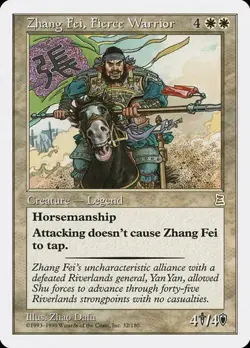 Zhang Fei, Fierce Warrior Portal Three Kingdoms HP MTG - Image 1