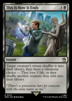 [1x] This Is How It Ends Near Mint, English Doctor Who MTG Magic - Image 1
