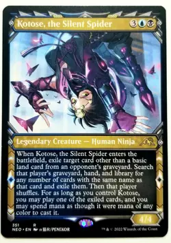 Kotose, the Silent Spider SHOWCASE - Kamigawa: Neon Dynasty - NM - Image 1
