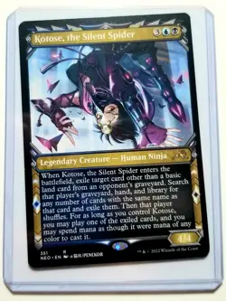 Kotose, the Silent Spider SHOWCASE - Kamigawa: Neon Dynasty - NM - Image 3