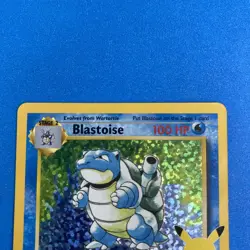 Pokemon 25th Anniversary Celebrations TCG Card 2/102 Blastoise Holo Black Star - Image 3