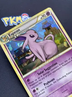 Pokemon TCG Espeon Undaunted 2/90 Cracked Ice Holo Rare MP. - Image 4