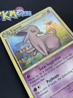 Pokemon TCG Espeon Undaunted 2/90 Cracked Ice Holo Rare MP. - Image 5
