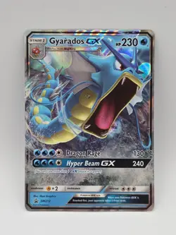 Pokemon TCG Gyarados GX SM212 Sun & Moon Black Star Promo Card - Image 1
