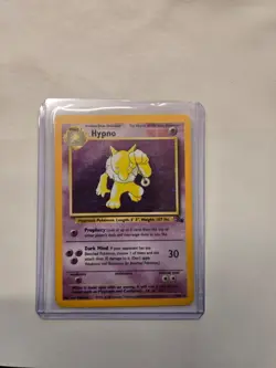 Pokemon TCG Hypno Fossil 8/62 Holo 1999-2000 Wizards Base Set Copyright Holo... - Image 1