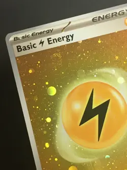 Pokemon TCG Scarlet & Violet 151 HD Cosmo Holo Lightning Energy SVE EN 004 SWIRL - Image 2