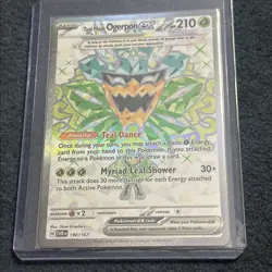 Pokemon TCG Teal Mask Ogerpon ex 190/167 Sv06: Twilight Masquerade Holo NM - Image 1