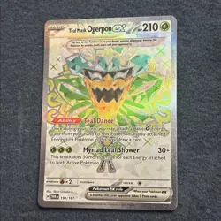 Pokemon TCG Teal Mask Ogerpon ex 190/167 Sv06: Twilight Masquerade Holo NM - Image 5