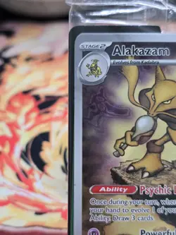 Alakazam 009 - Pokemon Mega Evolution - Pokemon Center - Promo Stamped SEALED - Image 2