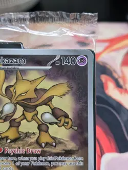 Alakazam 009 - Pokemon Mega Evolution - Pokemon Center - Promo Stamped SEALED - Image 5