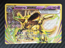 Pokemon TCG Nidoking BREAK 46/108 Evolutions Holo LP - Image 1
