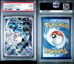 THUNDURUS #209 POKEMON CENTER ETB BLACK STAR PROMO 2025 POKEMON BLACK BOLT PSA 9 - Image 3