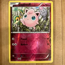Jigglypuff - 65/124 - Common - Reverse Holo LP, English Pokemon XY Fates Collide - Image 1