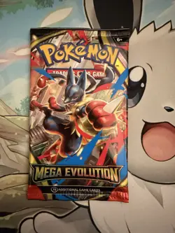 Mega Evolution Single Pokemon Booster Pack (pack art may vary) - Image 1