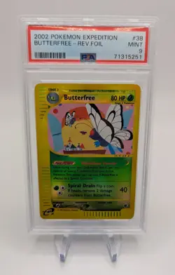 PSA 9 Mint Butterfree 38/165 Reverse Holo 2002 Pokemon Expedition - Image 1