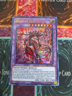 Yu-Gi-Oh! TCG Despian Quaeritis DAMA-EN034 Ultra Rare 1st Edition Near Mint - Image 1